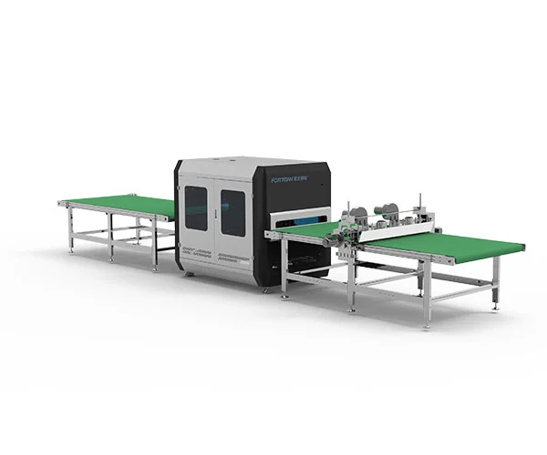 Máquina automática de limpeza de placas de madeira para móveis